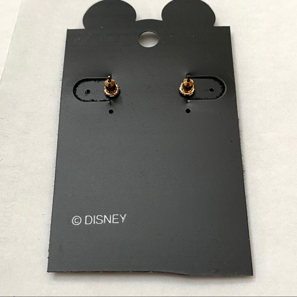 Disney Winnie the Pooh Earrings Gold Tone - Picture 3 of 3